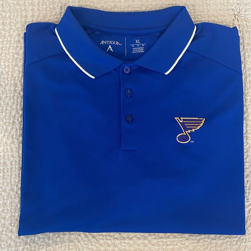 STL Blues Short-Sleeved Polo Men’s XL